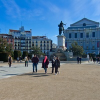 Plaza de Oriente.
