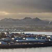 Grænadyngja i Trölladyngja - wulkany na półwyspie Reykjanes.