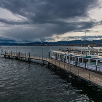 Jezioro Zürichsee.