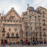 Casa Batlló - kamienica przebudowana przez Gaudiego.