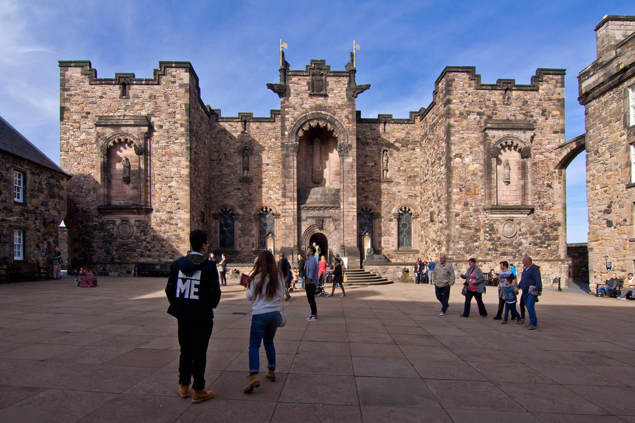 Najbardziej wewnętrzna część zamku - Scottish National War Memorial.