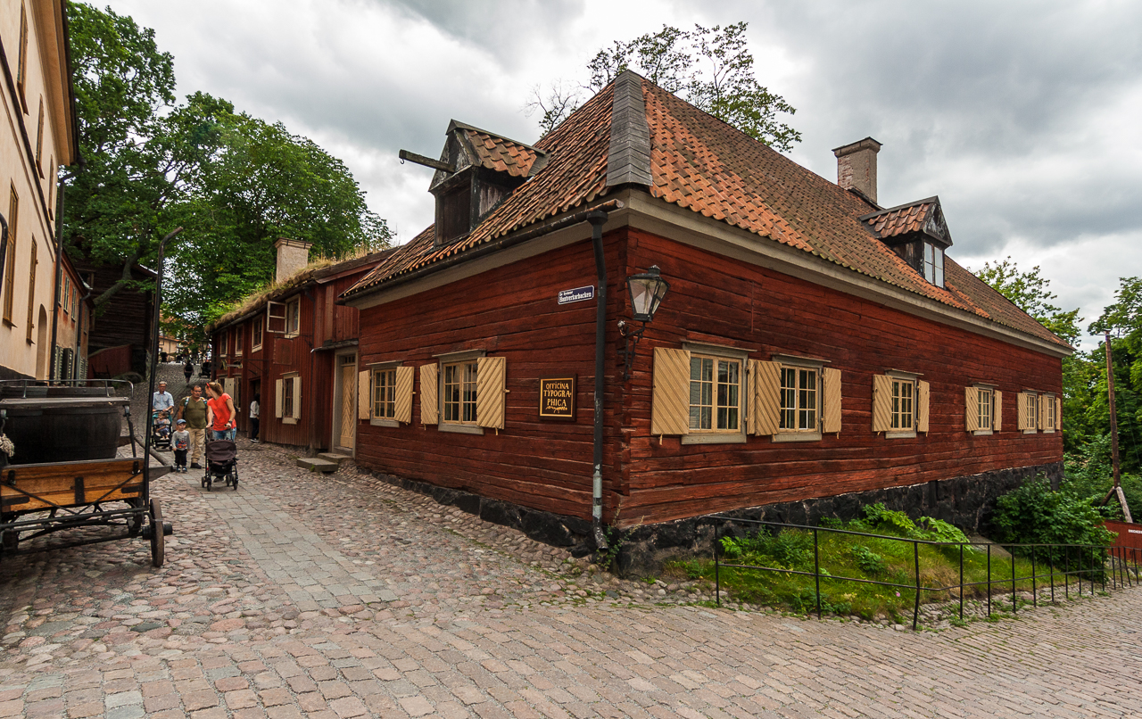 Skansen - jeden z tradycyjnych domów.