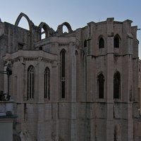 Igreja do Carmo - kościół zniszczony przez trzęsienie ziemi w 1755.
