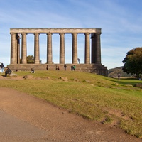 Kolumnada na Calton Hill.