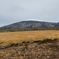 Wulkan Snæfellsjökull od południa.