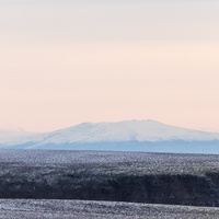 Hekla (1491 m npm) widziana z Esji.