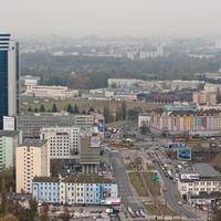 Millenium Plaza i Plac Zawiszy.
