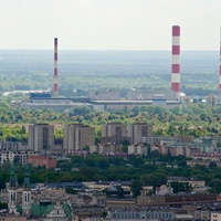 Elektrociepłownia Siekierki - największa w Polsce.