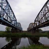Mosty kolejowe w Uhowie.