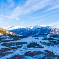Góry otaczające Ersfjordbotn.