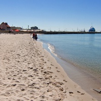 Plaża na Helu.