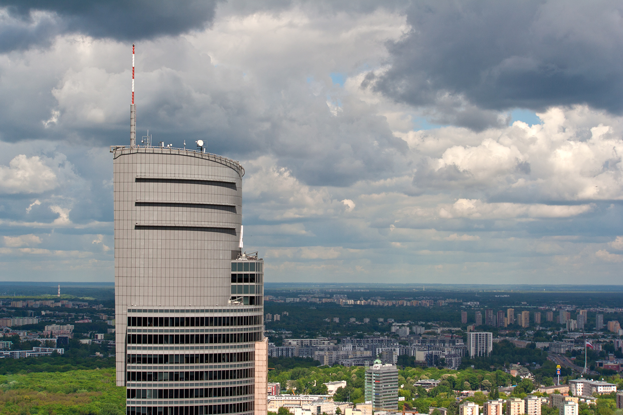Szczyt Warsaw Trade Tower.