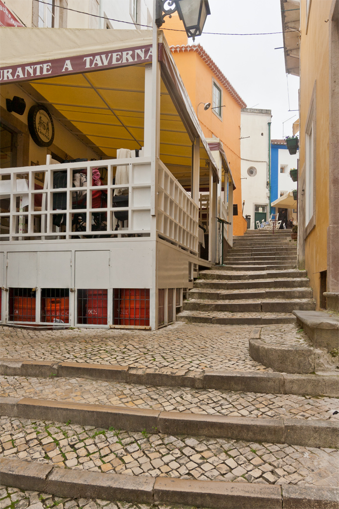 Uliczki w centrum Sintry.