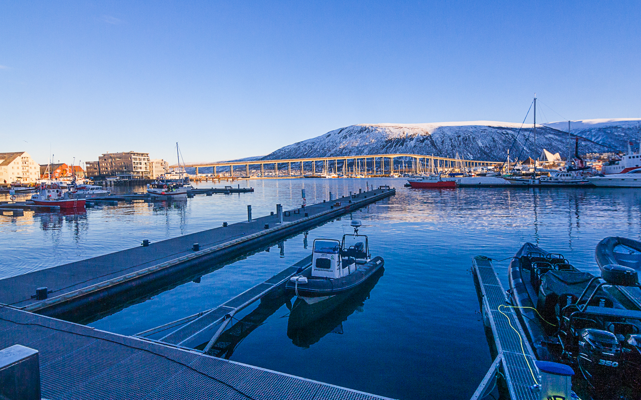 Drugi most - ten łączy Tromsø z kontynentem.