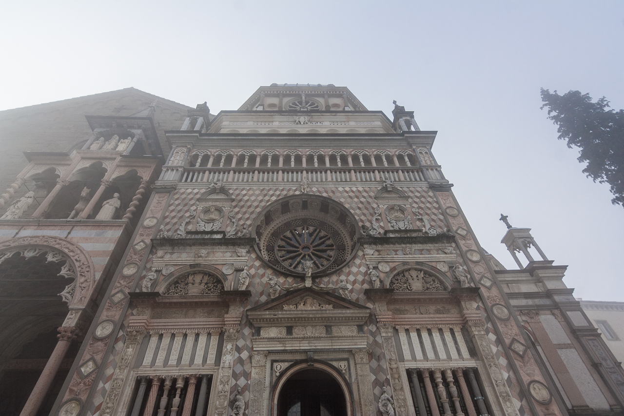 Fasada bazyliki Santa Maria Maggiore.